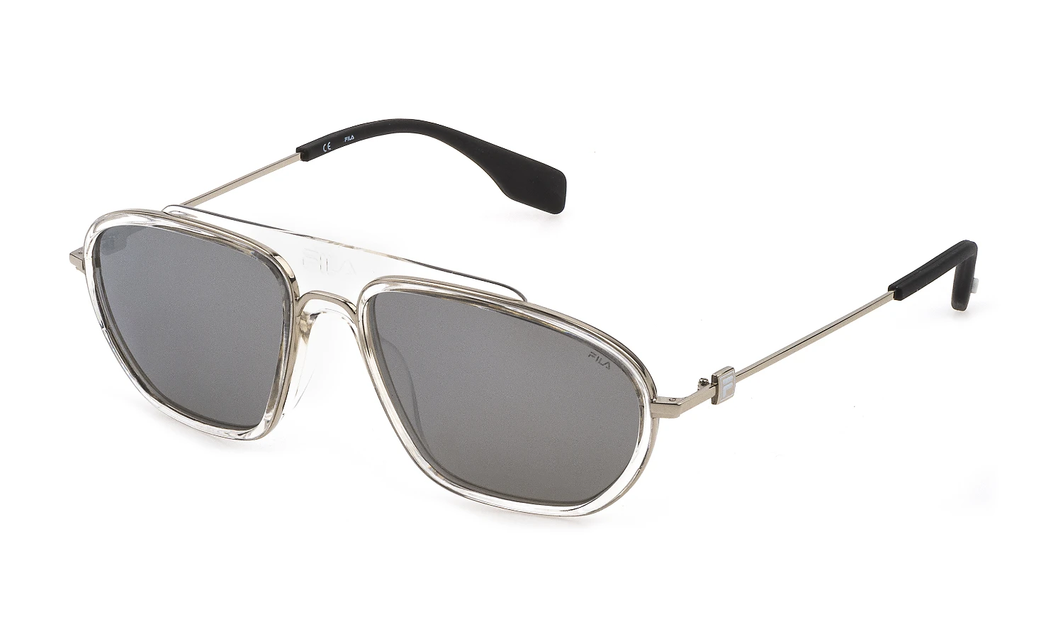 Мужские солнцезащитные очки FILA I083 SHINY PALLADIUM оригинальный размер фото 1