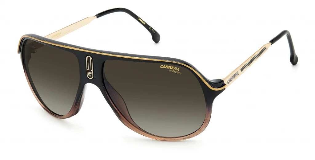 Унисекс солнцезащитные очки CARRERA SAFARI65/N BK SHD BW оригинальный размер фото 1