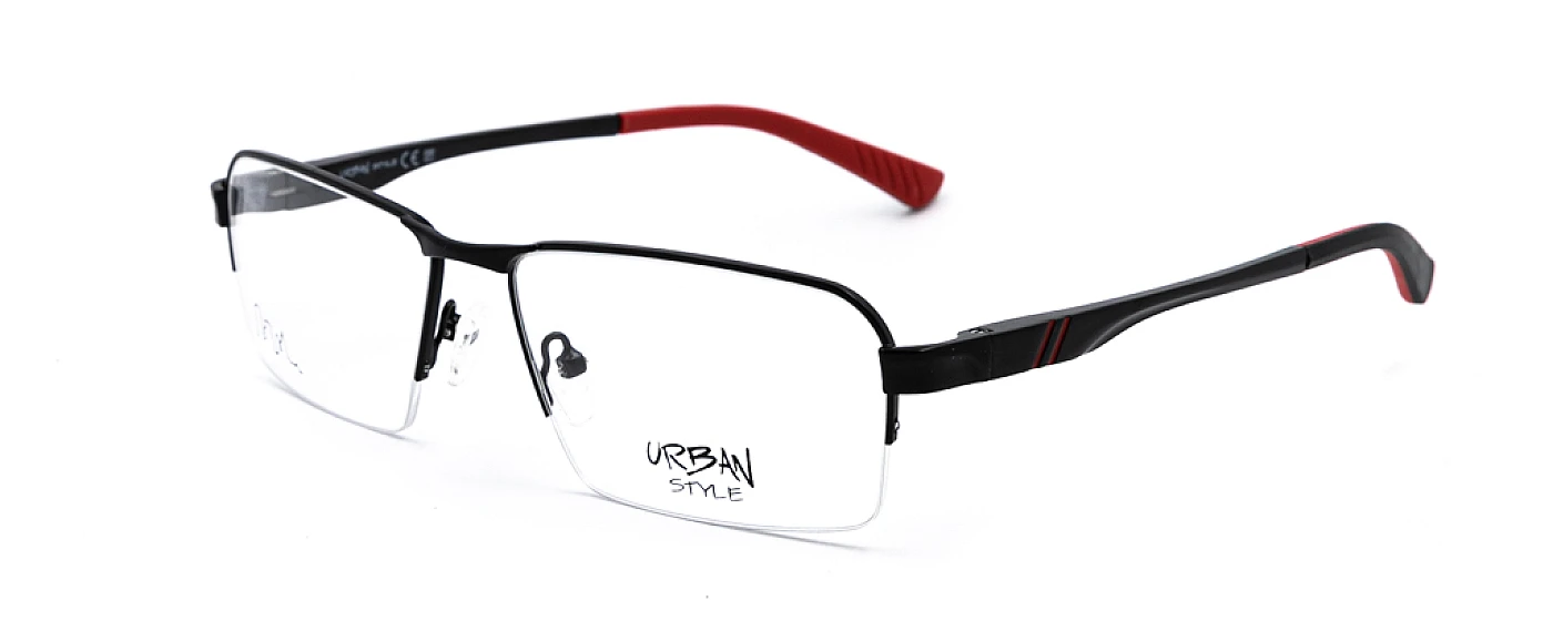 Оправа для очков для зрения URBAN STYLE US-054 BLACK фото 1
