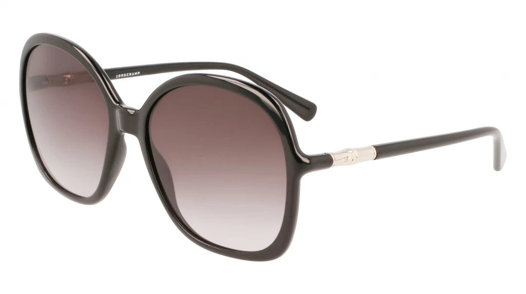 Женские солнцезащитные очки LONGCHAMP 711S BLACK оригинальный размер фото 1