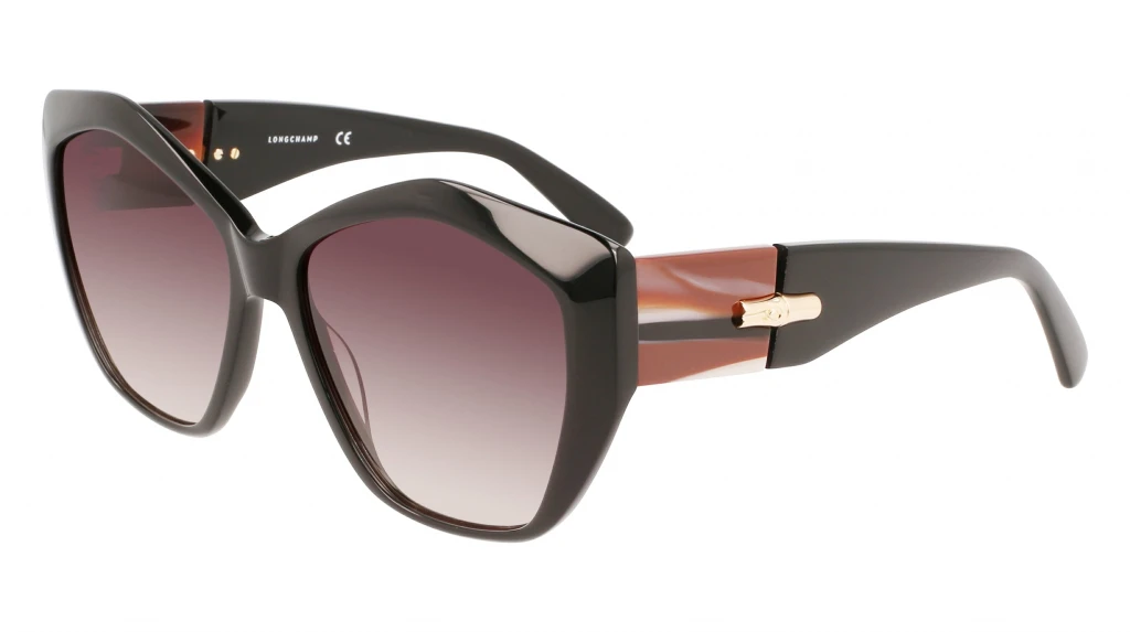 Женские солнцезащитные очки LONGCHAMP 712S BLACK оригинальный размер фото 1