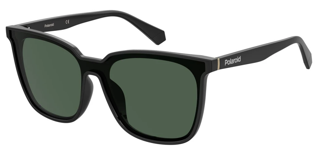 Унисекс солнцезащитные очки Polaroid 6154/F/S BLCKGREEN оригинальный размер фото 1