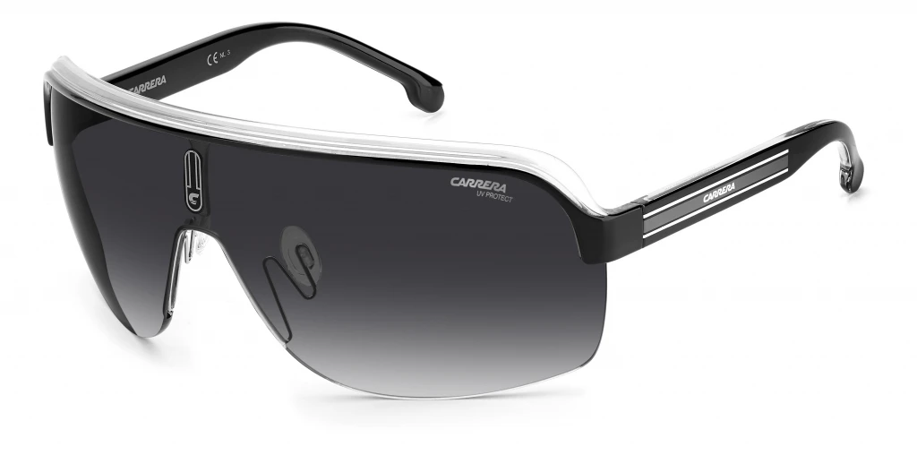 Мужские солнцезащитные очки CARRERA TOPCAR 1/N BLCK WHTE оригинальный размер фото 1