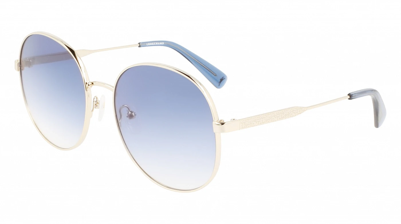 Солнцезащитные очки LONGCHAMP 161S GOLD/ GRADIENT BLUE фото 1