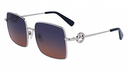 LONGCHAMP 162S SILVER/GRADIENT PETROL