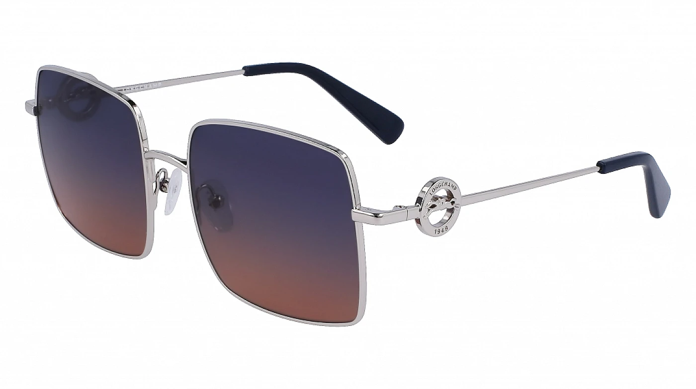 Женские солнцезащитные очки LONGCHAMP 162S SILVER/GRADIENT PETROL фото 1