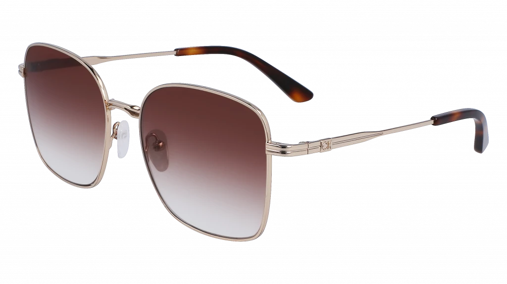 Солнцезащитные очки CALVIN KLEIN 23100S GOLD оригинальный размер фото 1