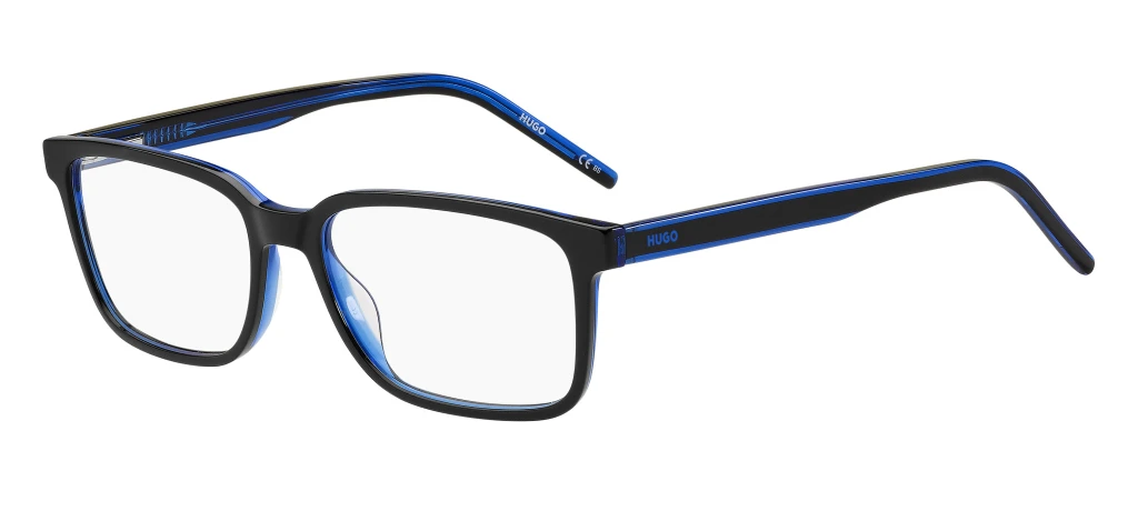 Оправа для очков для зрения HUGO 1245 BLK BLUE оригинальный размер фото 1