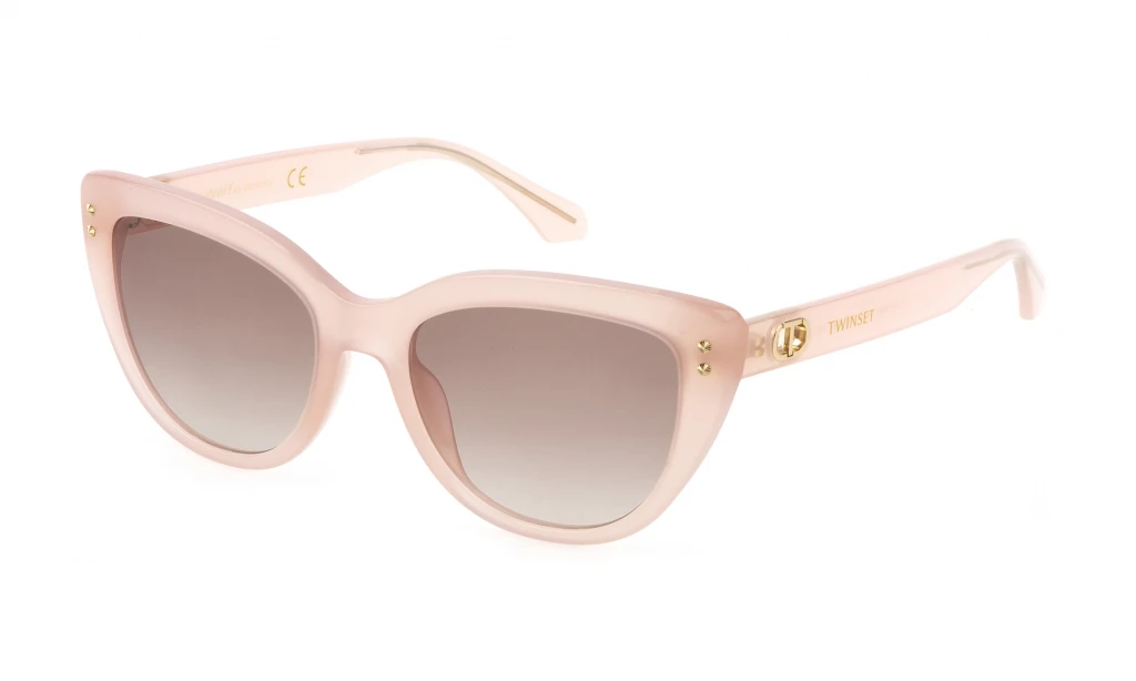 Женские солнцезащитные очки TWINSET W003 SHINY OPAL PINK оригинальный размер фото 1