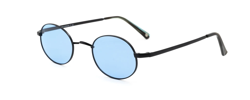 Солнцезащитные очки JOHN LENNON WHEELS MATT BLACK/BLUE оригинальный размер фото 1