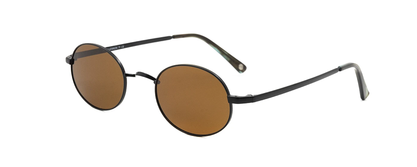 Унисекс солнцезащитные очки JOHN LENNON WHEELS MATT BLACK/BROWN фото 1