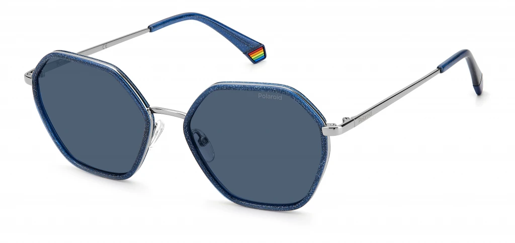 Женские солнцезащитные очки Polaroid 6147/S/X BLUE оригинальный размер фото 1
