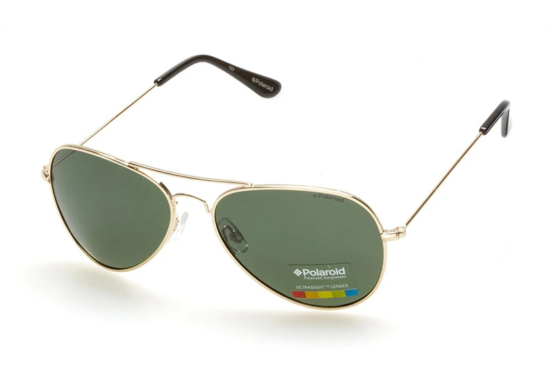 Солнцезащитные очки Polaroid 4213 GOLD/GREEN оригинальный размер фото 1
