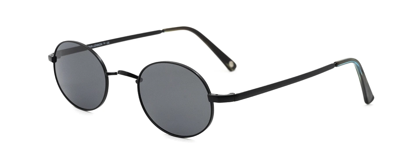 Унисекс солнцезащитные очки JOHN LENNON WHEELS MATT BLACK/GREY фото 1