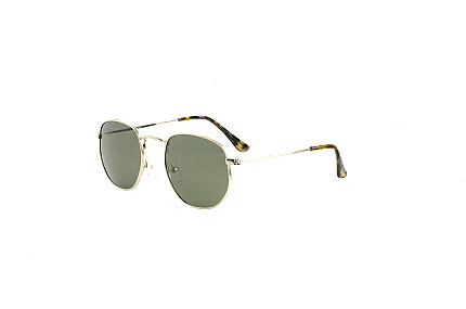 TROPICAL KENZIE PLZD GOLD/GREEN