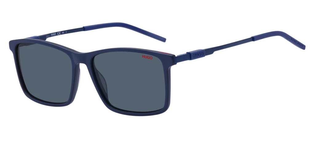 Мужские солнцезащитные очки HUGO 1099/S MTT BLUE оригинальный размер фото 1