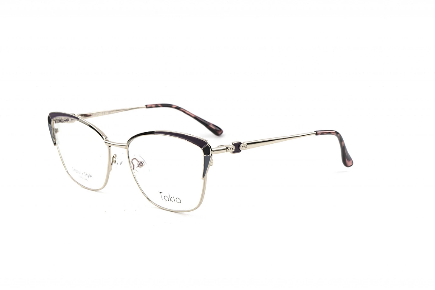 Оправа для очков для зрения TOKIO 4002 SILVER PURPLE фото 1
