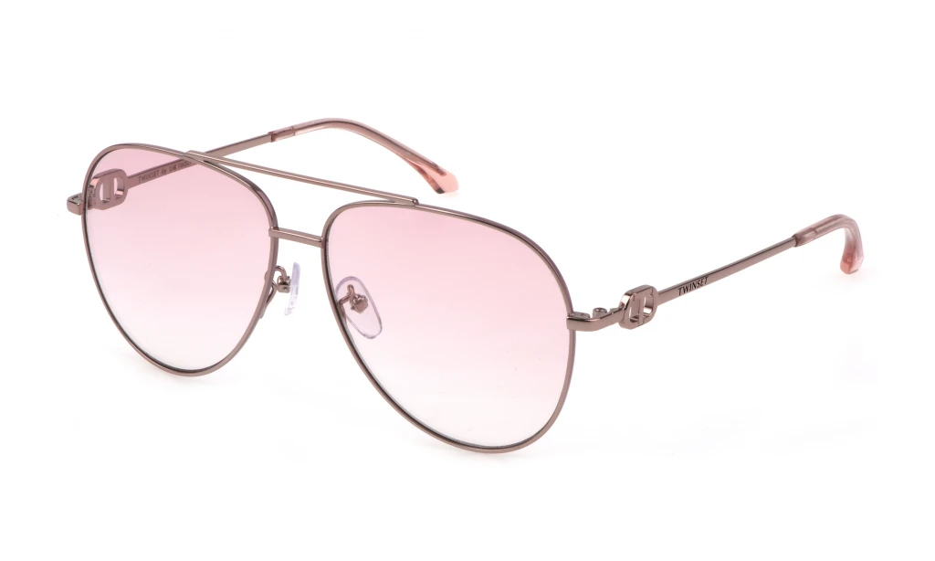 Женские очки TWINSET W005 SHINY ESCADA PINK W/COL. оригинальный размер фото 1
