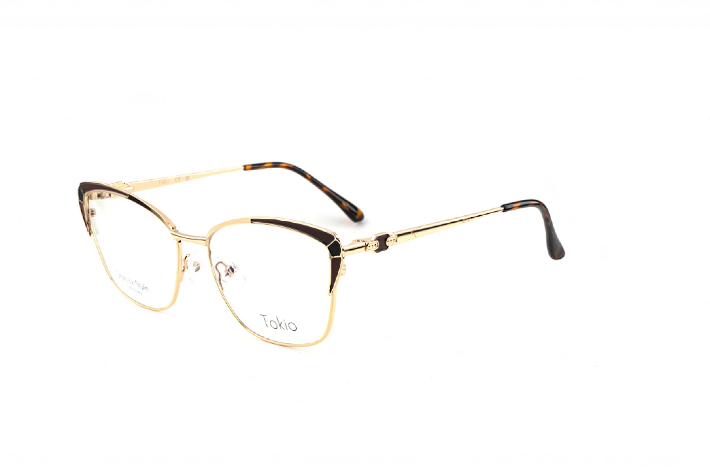 Оправа для очков для зрения TOKIO 4002 GOLD BROWN фото 1