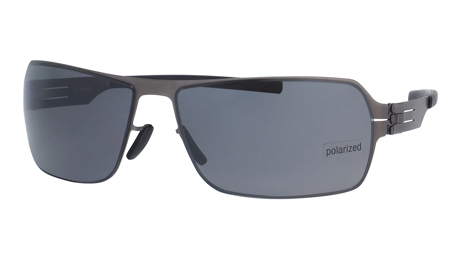 Мужские солнцезащитные очки Ic! Berlin Jesse Graphite Grey POL оригинальный размер фото 1