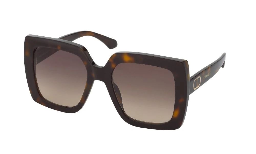 Солнцезащитные очки TWINSET W018 SHINY DARK HAVANA оригинальный размер фото 1