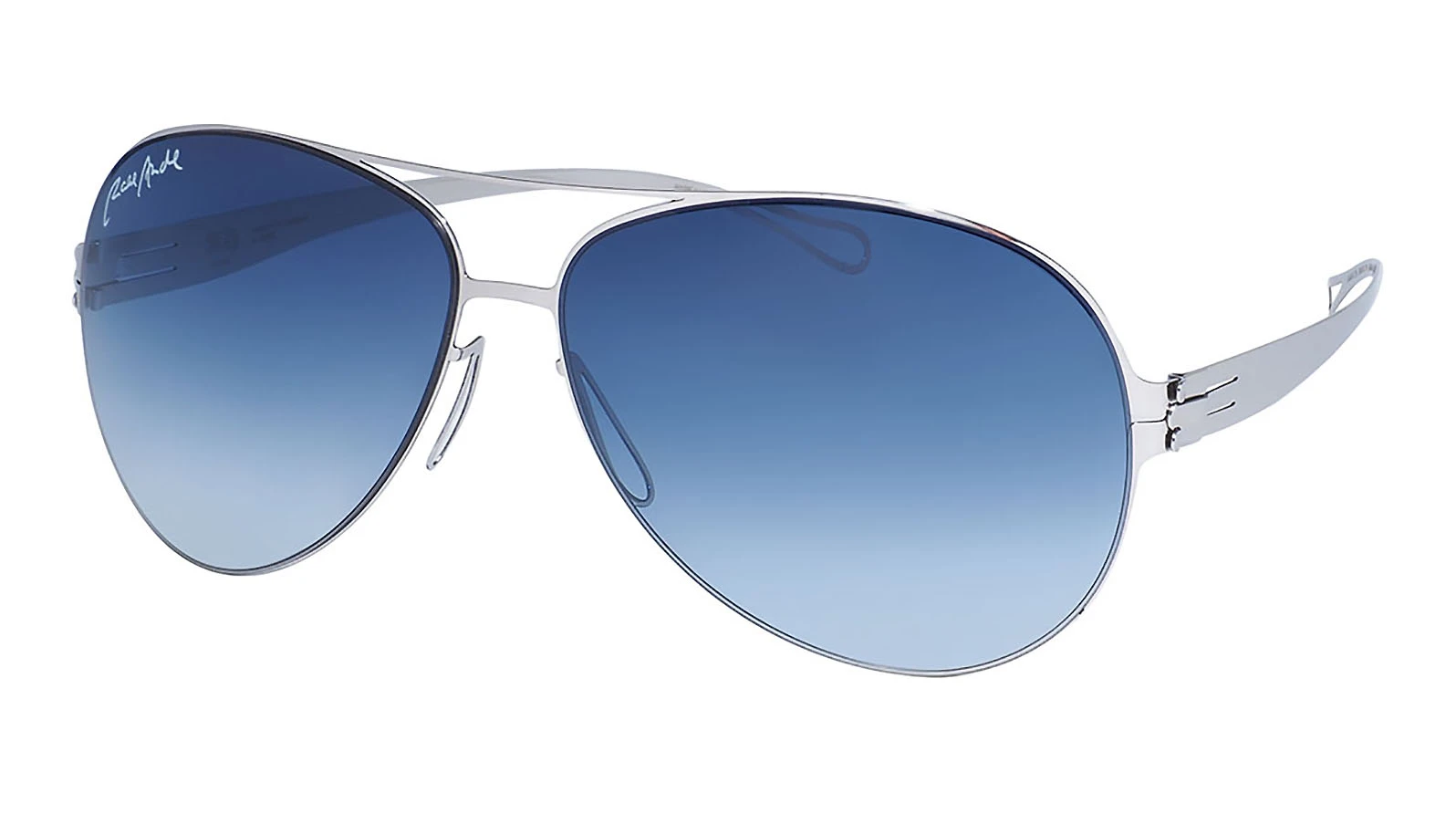 Мужские солнцезащитные очки Ralph Anderl Aviator Chrome Blue оригинальный размер фото 1
