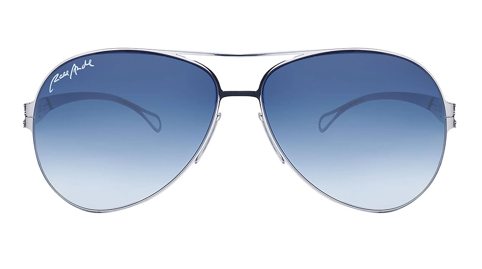 Мужские солнцезащитные очки Ralph Anderl Aviator Chrome Blue оригинальный размер фото 2