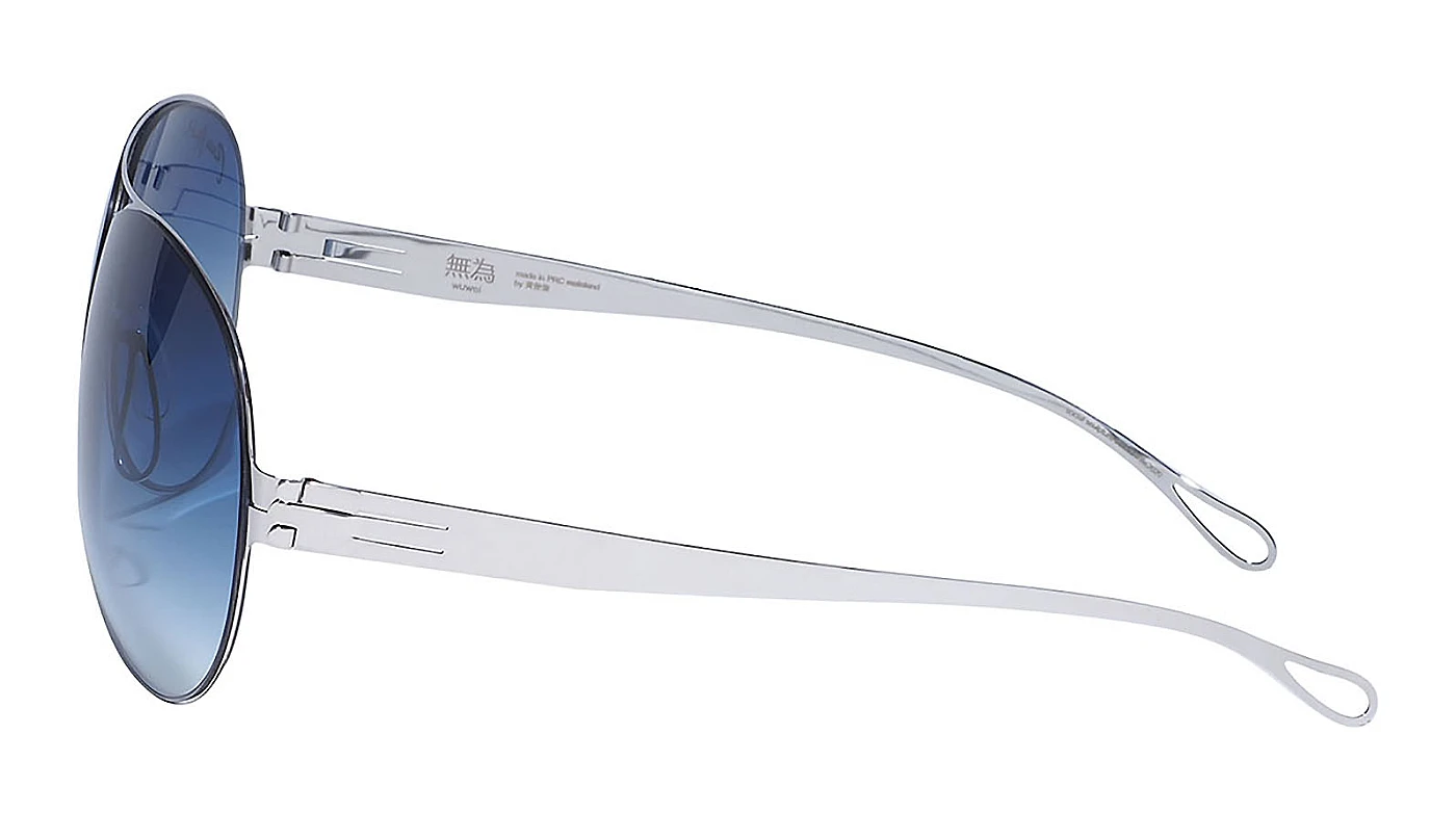 Мужские солнцезащитные очки Ralph Anderl Aviator Chrome Blue фото 4