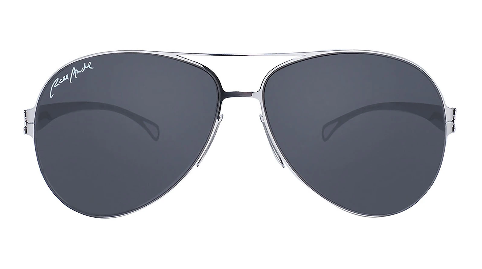 Мужские солнцезащитные очки Ralph Anderl Aviator Chrome Graphite оригинальный размер фото 2
