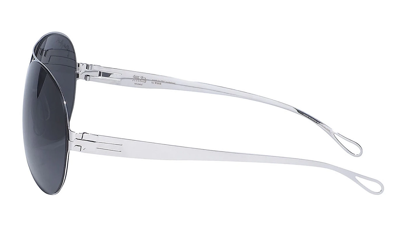 Мужские солнцезащитные очки Ralph Anderl Aviator Chrome Graphite фото 4