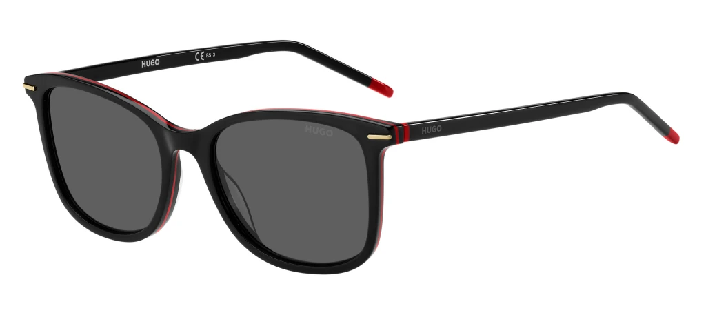 Женские солнцезащитные очки HUGO 1174/S BLACK RED оригинальный размер фото 1