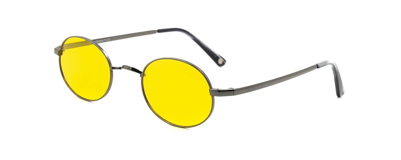 Солнцезащитные очки JOHN LENNON WHEELS MATT GUN/YELLOW фото 1