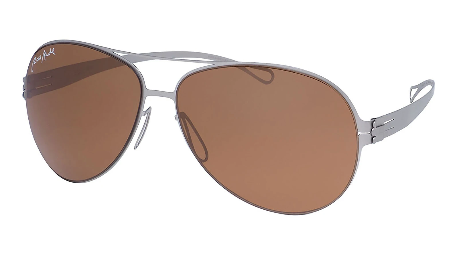 Мужские солнцезащитные очки Ralph Anderl Aviator Pearl Brown оригинальный размер фото 1