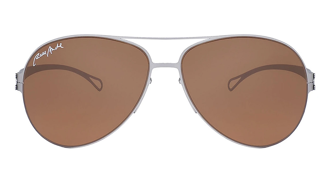 Мужские солнцезащитные очки Ralph Anderl Aviator Pearl Brown фото 2