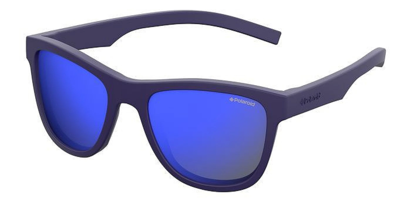 Детские солнцезащитные очки Polaroid 8018/S RBBR BLUE фото 1