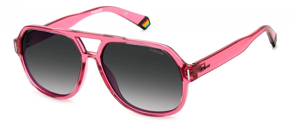 Унисекс солнцезащитные очки Polaroid 6193/S FUCHSIA оригинальный размер фото 1