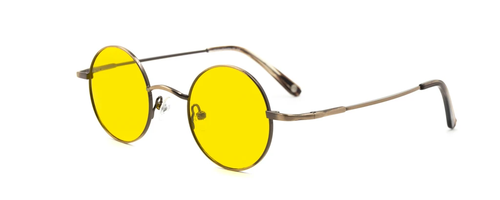 Унисекс солнцезащитные очки JOHN LENNON WALRUS ANTIQUE GOLD/YELLOW оригинальный размер фото 1