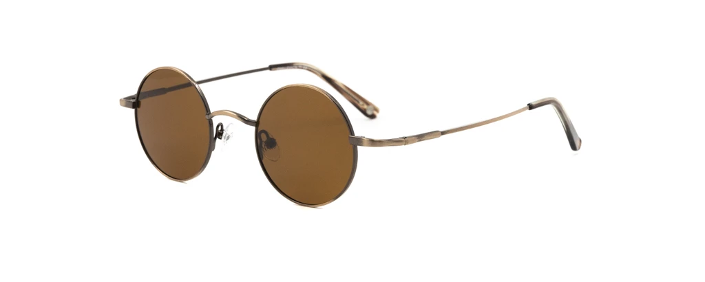 Солнцезащитные очки JOHN LENNON WALRUS ANTIQUE GOLD/BROWN оригинальный размер фото 1