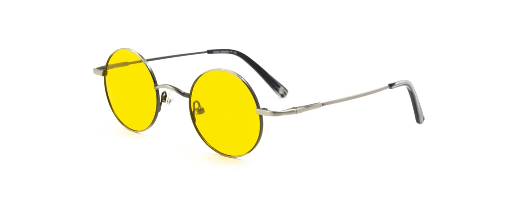Унисекс солнцезащитные очки JOHN LENNON WALRUS ANTIQUE SILVER/YELLOW оригинальный размер фото 1
