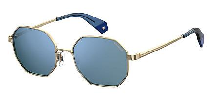 Polaroid 6067/S GOLD BLUE