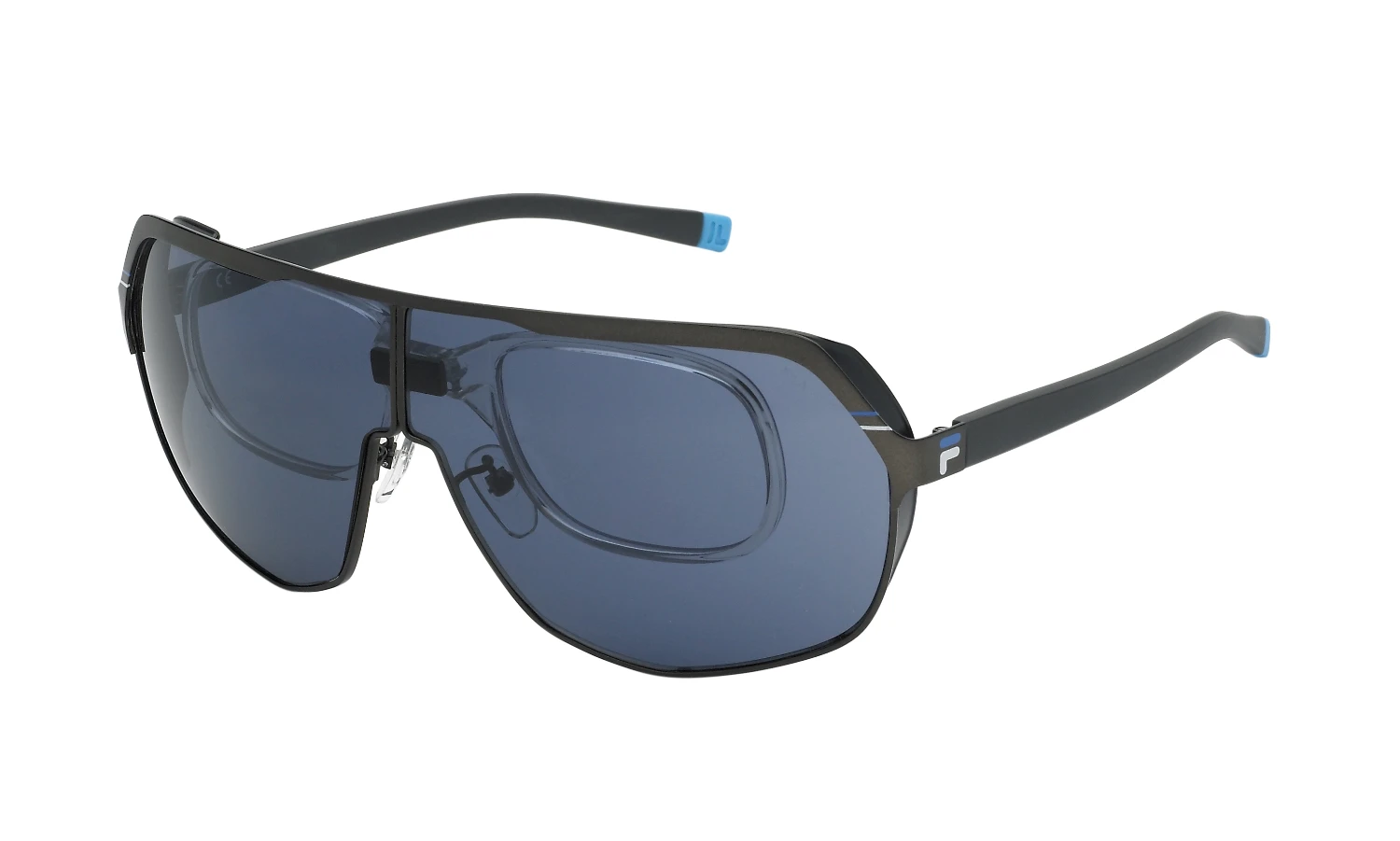 Мужские солнцезащитные очки FILA I125 MATT GUNMETAL оригинальный размер фото 1