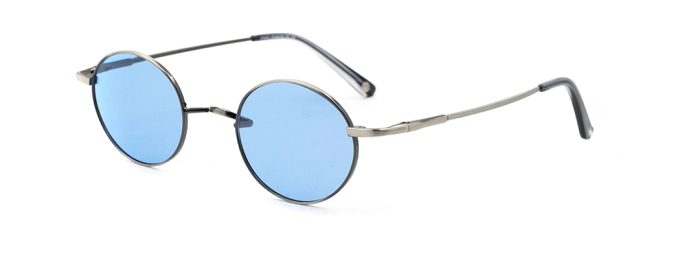 Солнцезащитные очки JOHN LENNON PEACE ANTIQUE SILVER/BLUE фото 1