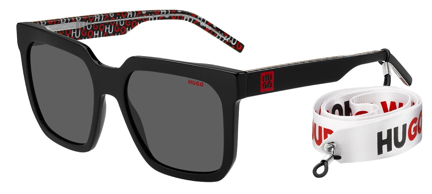 Мужские солнцезащитные очки HUGO 1218/S BLACK фото 1