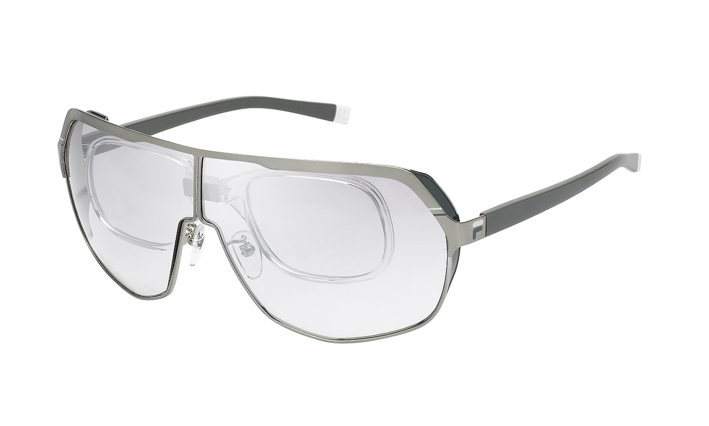 Мужские солнцезащитные очки FILA I125 SHINY GLOSSED PALLADIUM фото 1