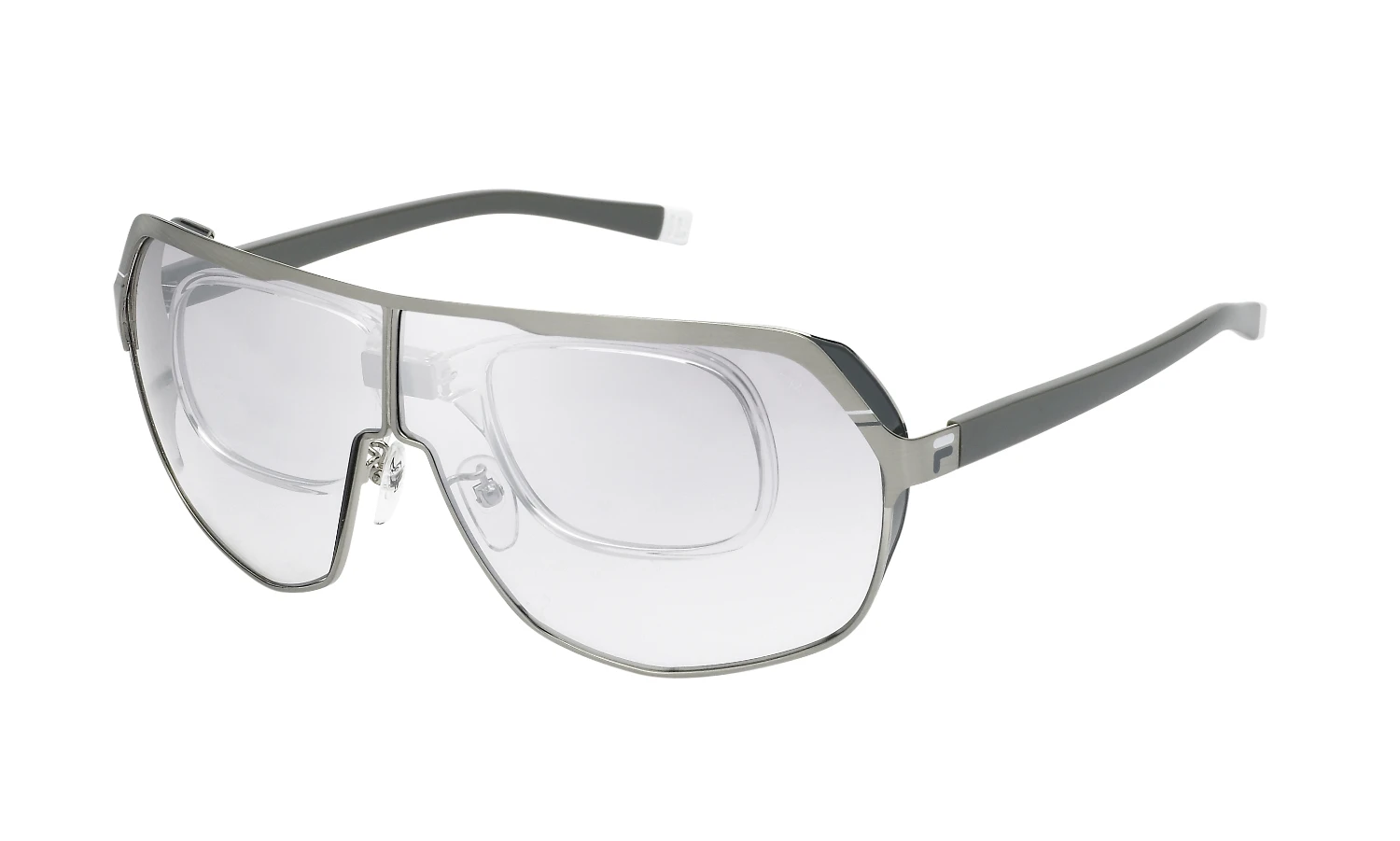 Мужские солнцезащитные очки FILA I125 SHINY GLOSSED PALLADIUM оригинальный размер фото 1