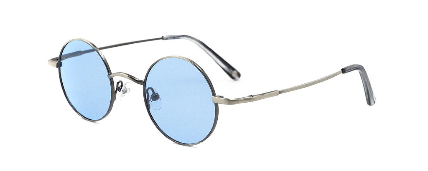 Солнцезащитные очки JOHN LENNON WALRUS ANTIQUE SILVER/BLUE фото 1