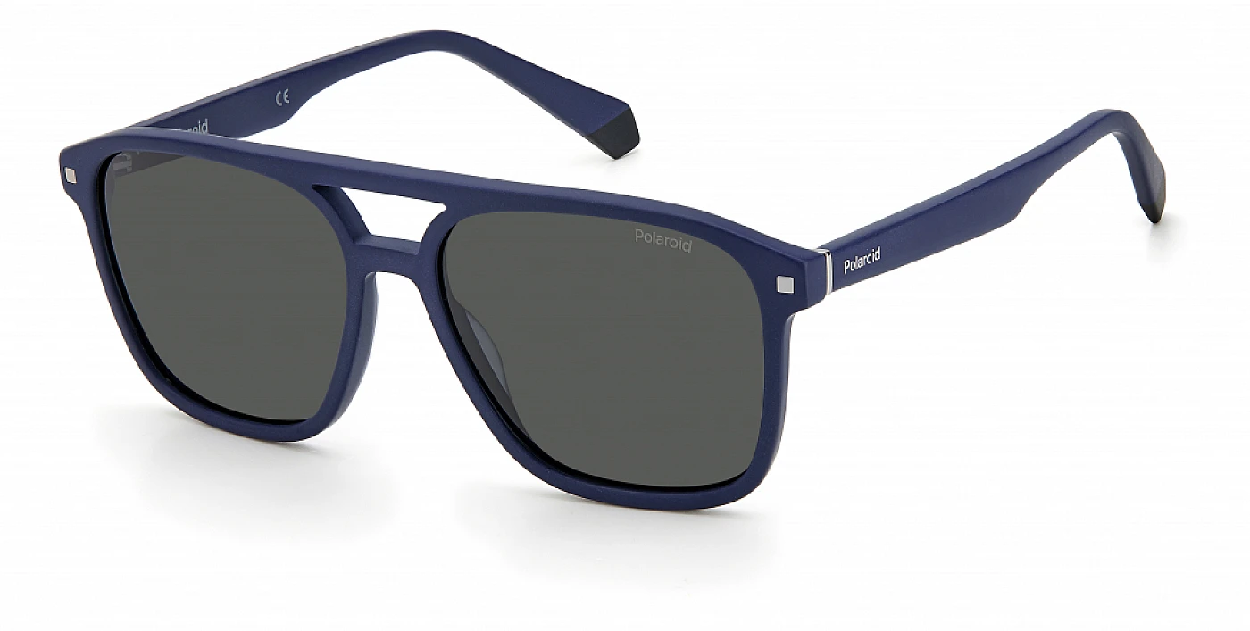 Мужские солнцезащитные очки Polaroid 2118/S/X MTT BLUE фото 1