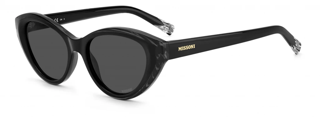 Женские солнцезащитные очки MISSONI 0086/S GRY BLK H оригинальный размер фото 1