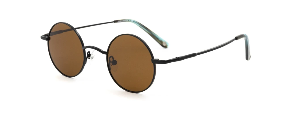 Унисекс солнцезащитные очки JOHN LENNON WALRUS MATT BLACK/BROWN оригинальный размер фото 1