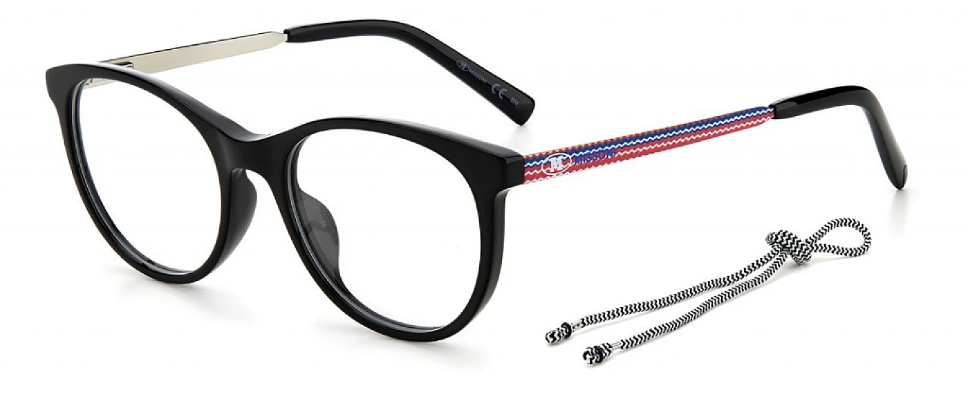 Оправа для очков для зрения MISSONI 0031/TN BLK PTT B фото 1